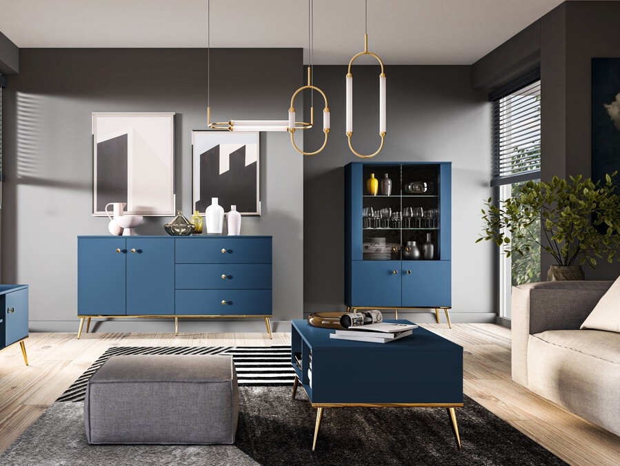 Raft Flonovu 101 (Albastru inchis + Auriu)