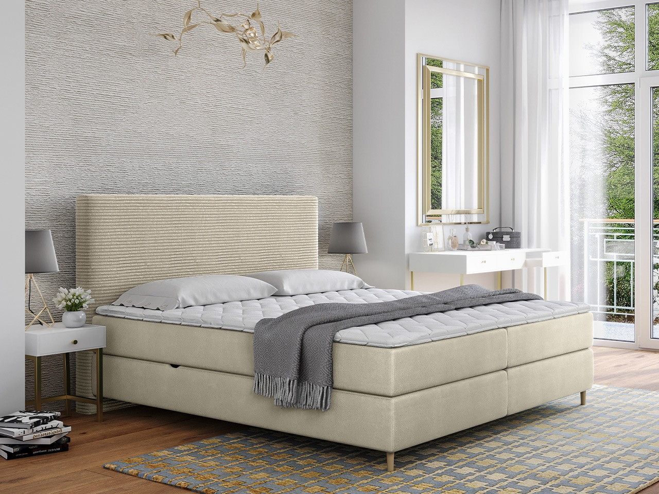 Pat boxspring ComfiDream Miraara (Poso 100 + Paros 01)
