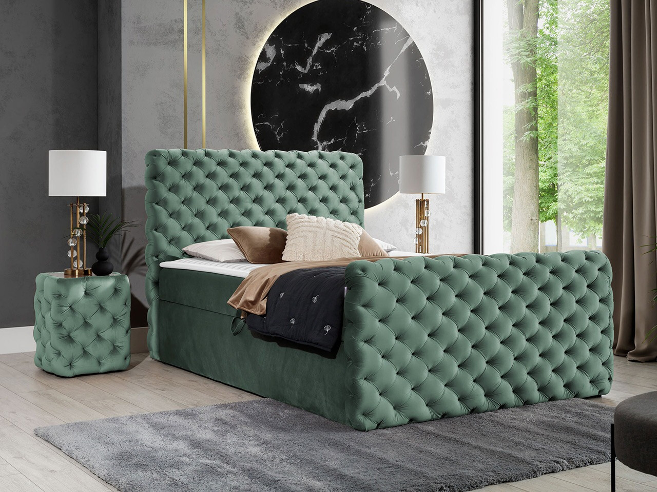 Pat boxspring Lac I (Velluto 13)