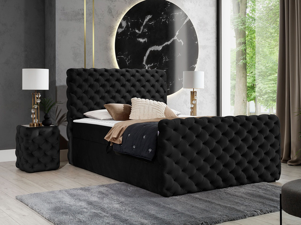 Pat boxspring Lac I (Velluto 20)