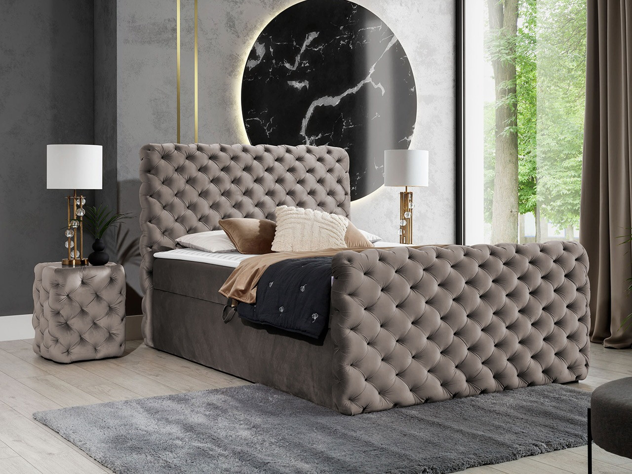 Pat boxspring Lac I (Velluto 29)