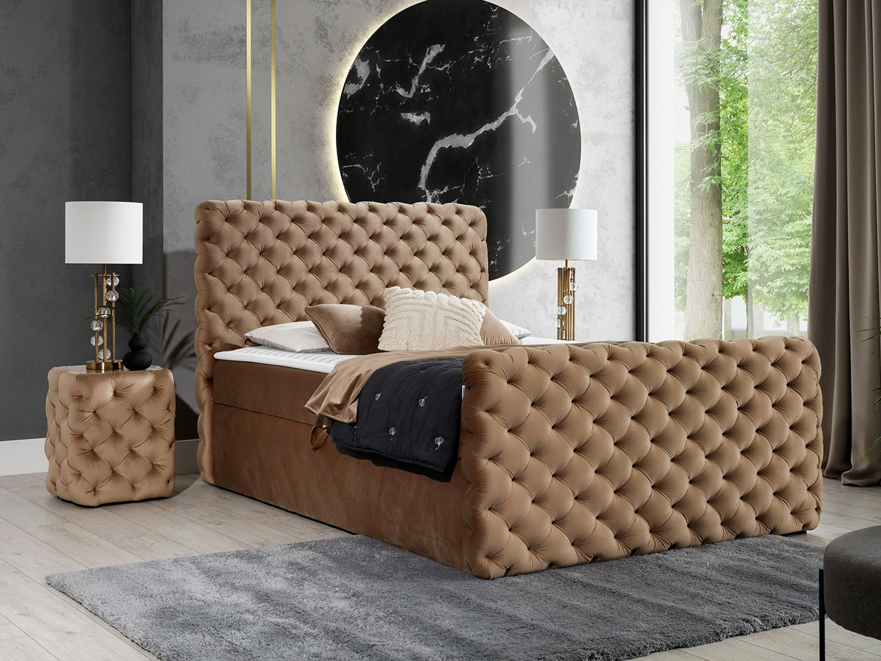 Pat boxspring Lac I (Velluto 30)
