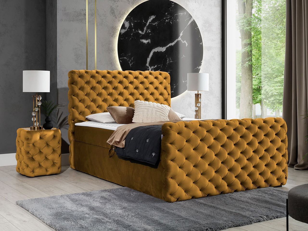 Pat boxspring Lac I (Velluto 8)