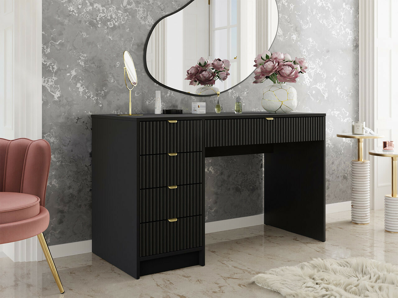 Birou Comfivo Papilio (Negru)