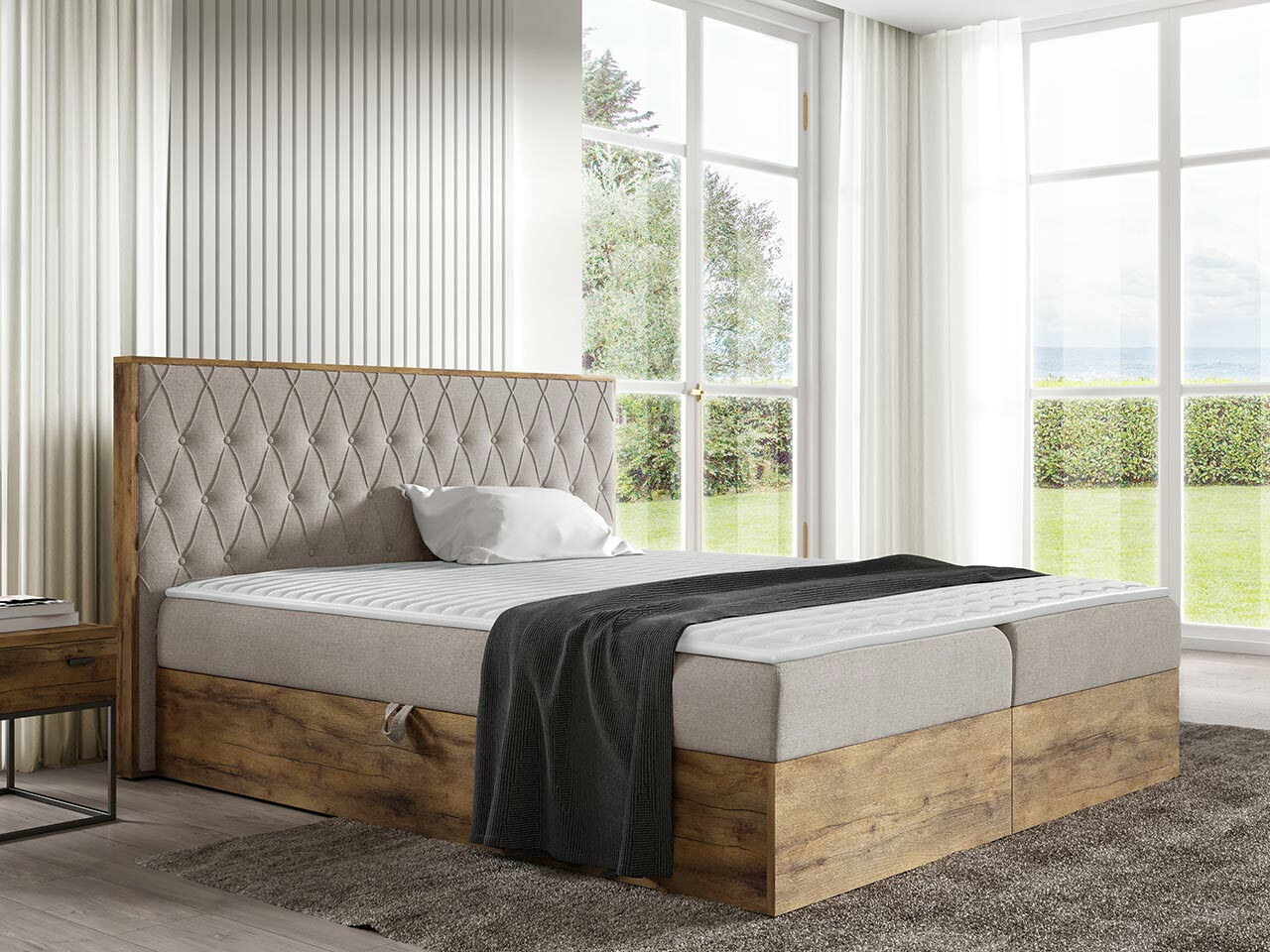 Pat boxspring Navis II (Faro 20)