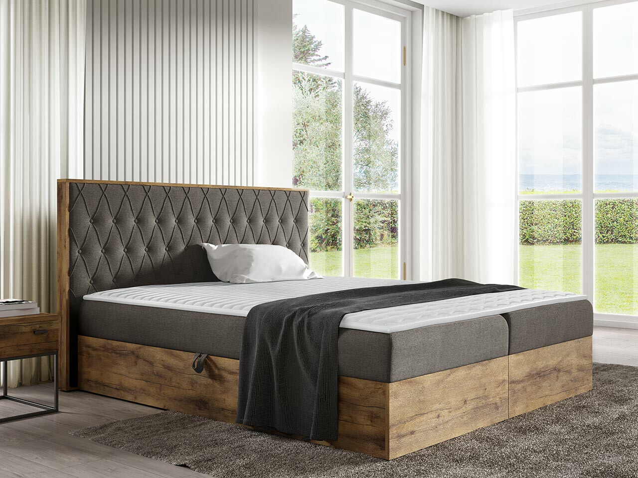 Pat boxspring Navis II (Faro 5)
