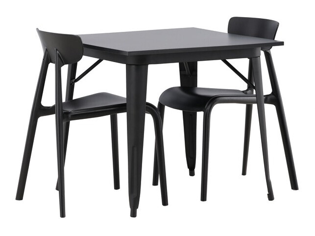 Set de dining Dallas 3896 (Negru)