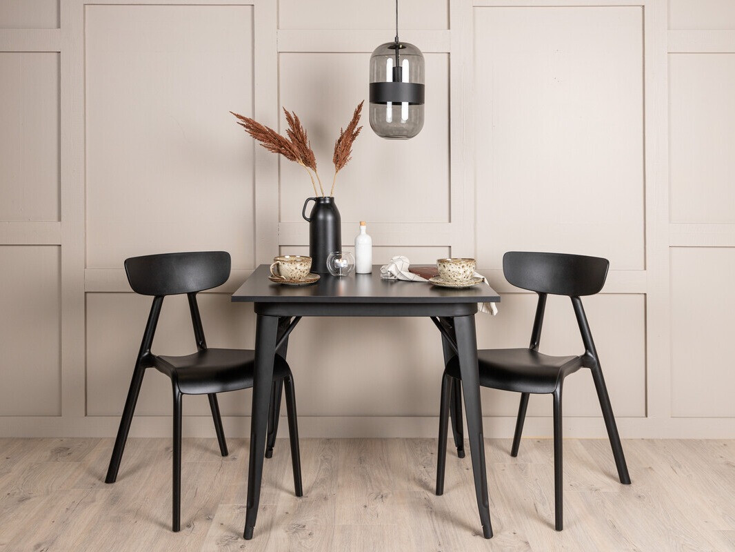 Set de dining Dallas 3896 (Negru)