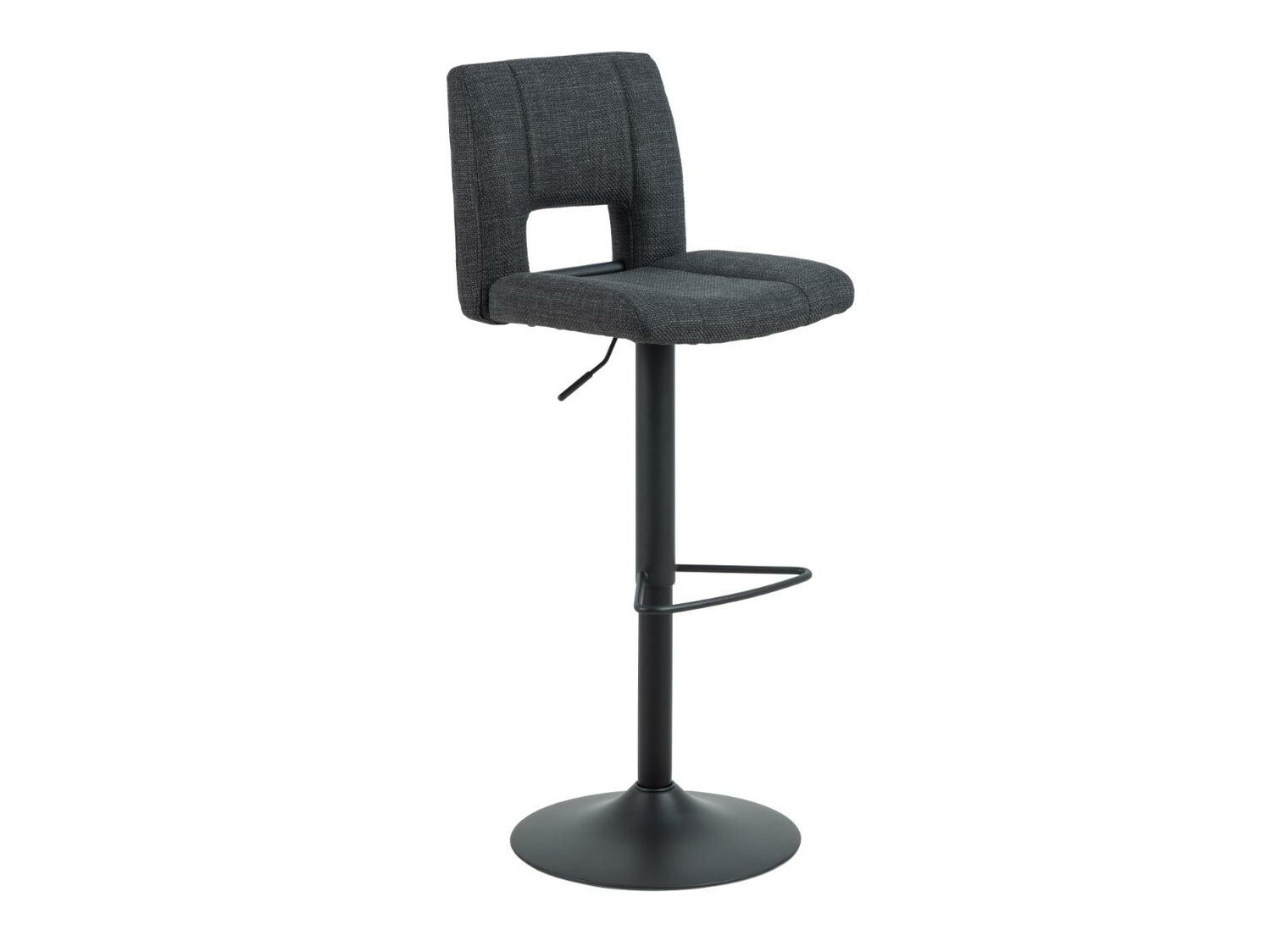 Scaun de bar Norsica 678 (Gri inchis + Negru)