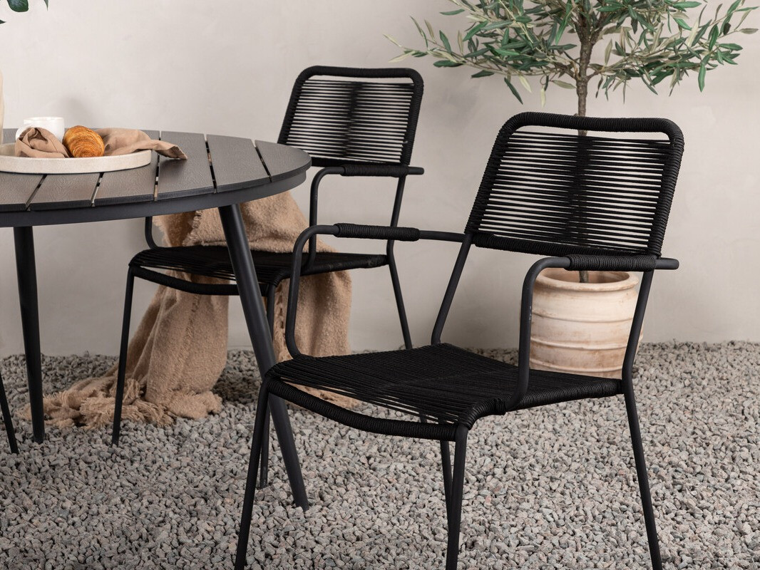 Mese și scaune Dallas 3924 (Negru)