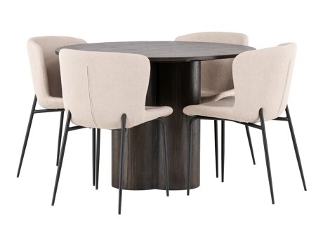 Set de mese Dallas 3989 (Beige + Negru)