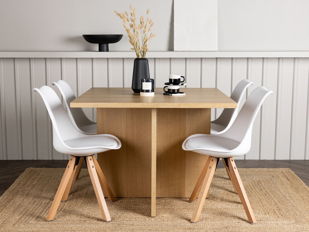 Set de mese Dallas 4001 (Alb + Maro deschis)