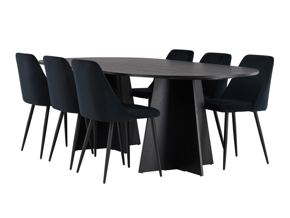 Set de mese Dallas 4020 (Negru)