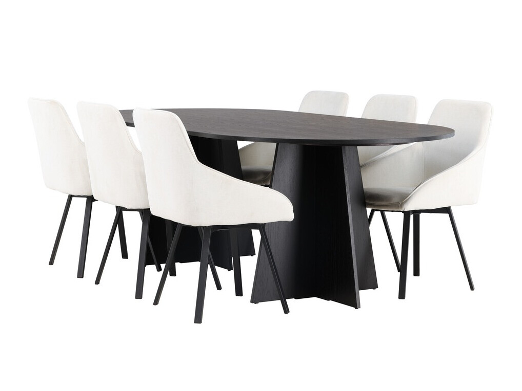 Set de mese Dallas 4021 (Bej + Negru)