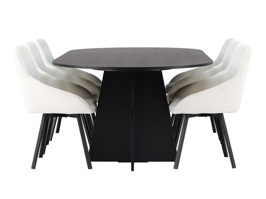 Set de mese Dallas 4021 (Bej + Negru)