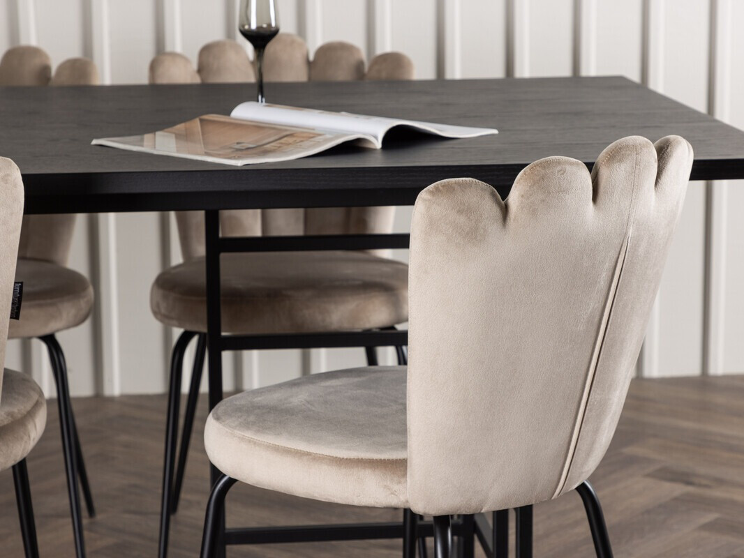 Set de mese Dallas 4042 (Negru)