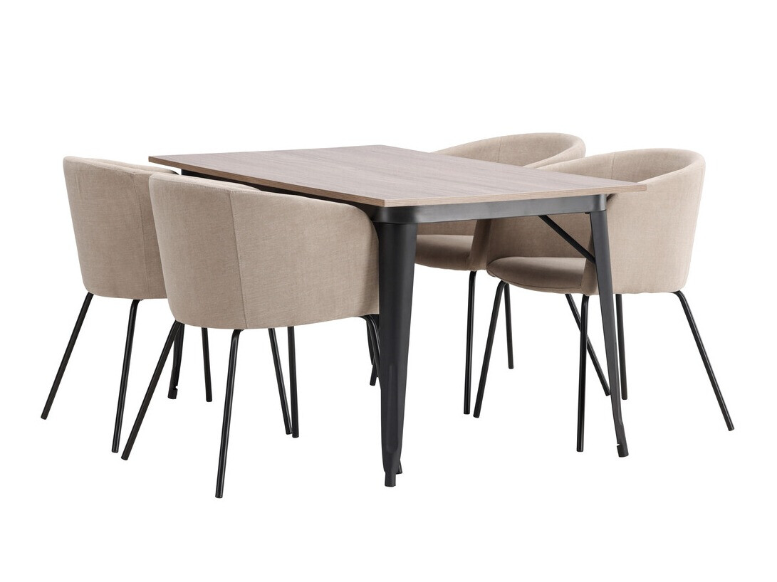 Set de mese Dallas 4044 (Bej + Negru)