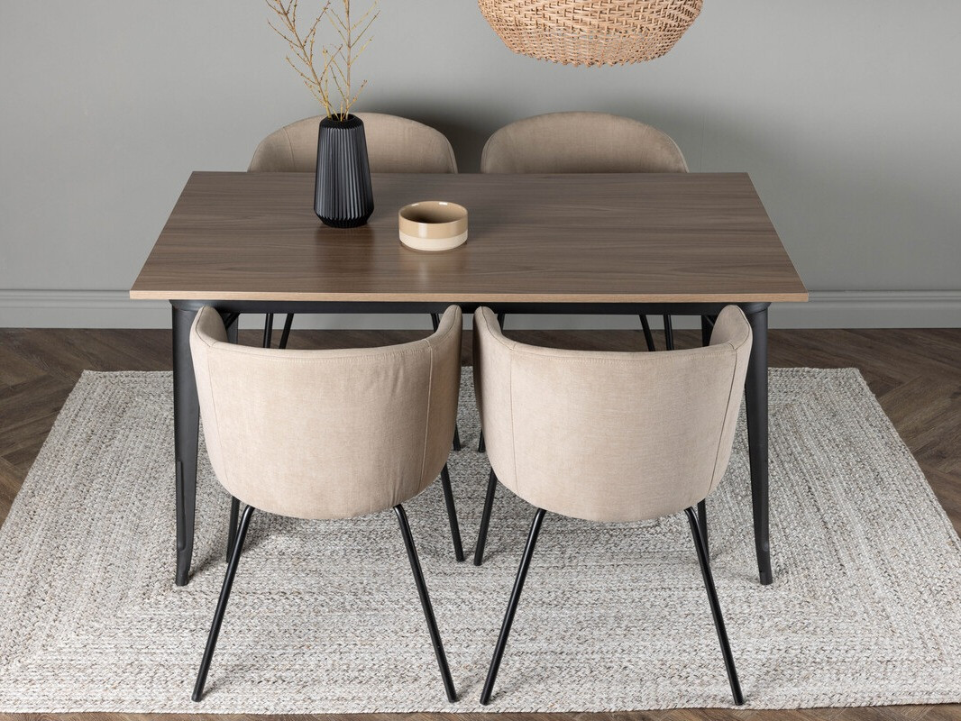 Set de mese Dallas 4044 (Bej + Negru)
