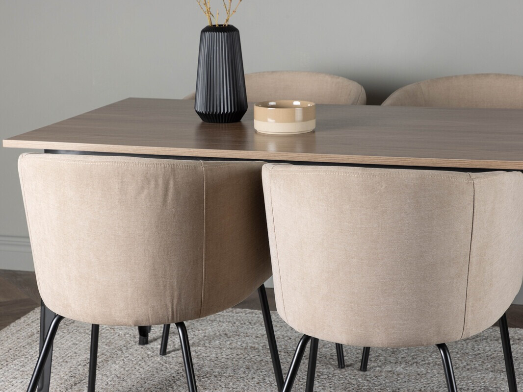 Set de mese Dallas 4044 (Bej + Negru)