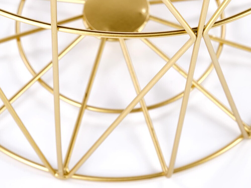 Măsuță de cafea Houston 1454 (Auriu + Marmură neagră)