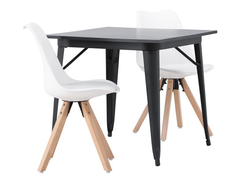 Set de mese Dallas 4050 (Alb + Maro deschis)