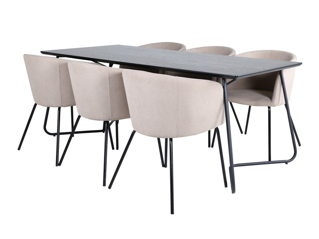 Set de mese Dallas 2569 (Bej + Negru)