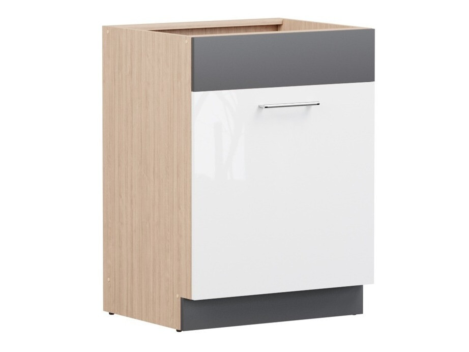 Dulap modular cu uși pentru chiuvetă Mode White 115