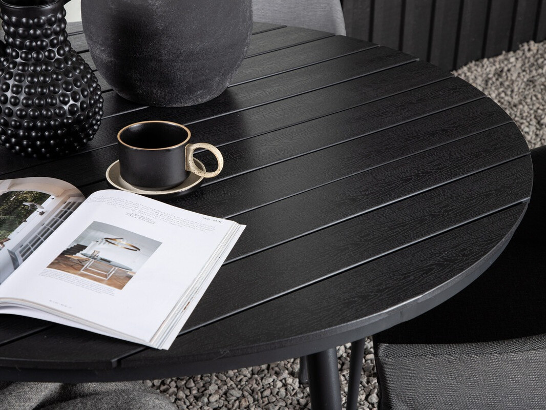 Mese și scaune Dallas 4089 (Negru + Gri)