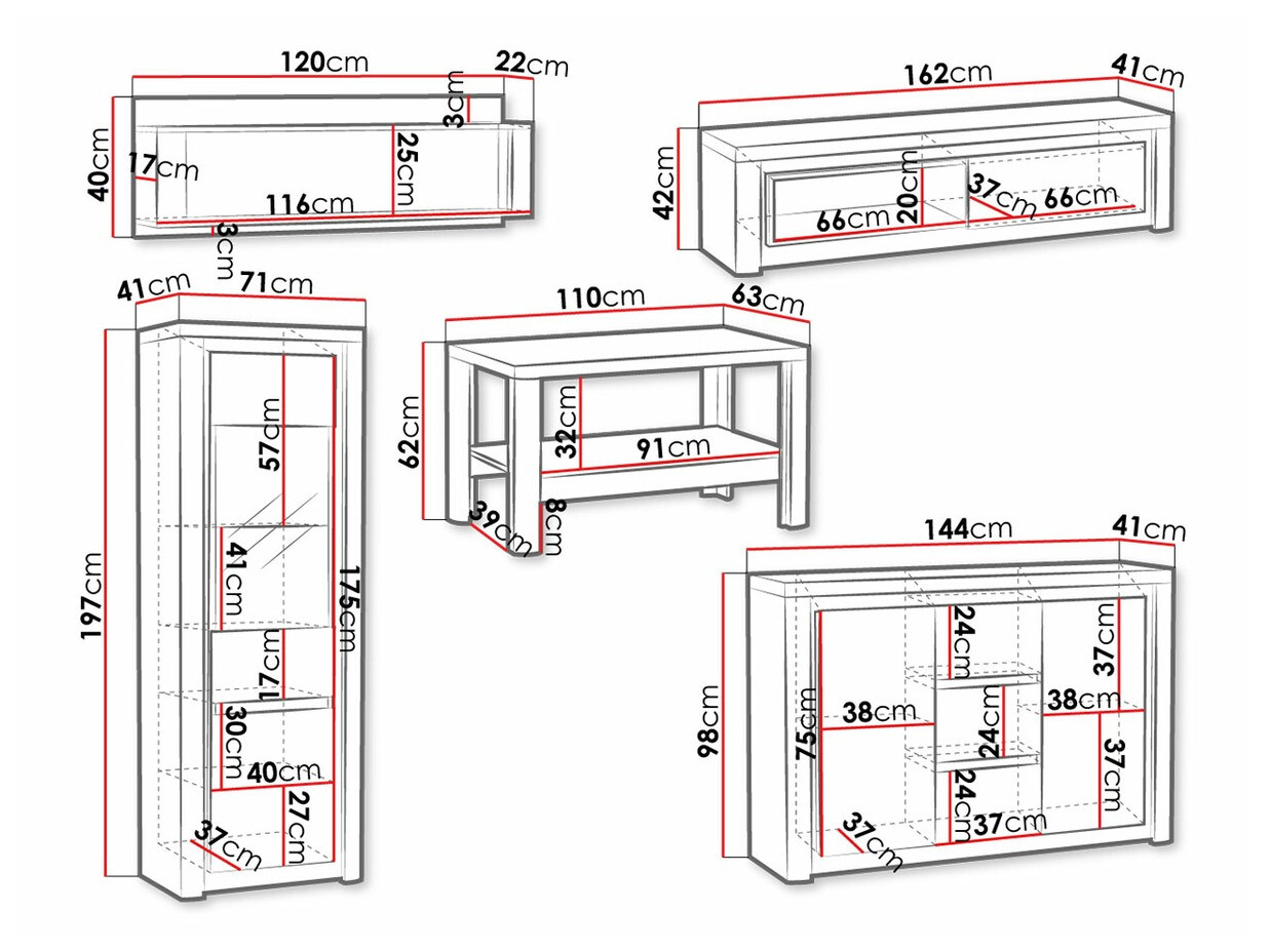 Set de living Etrmona 117