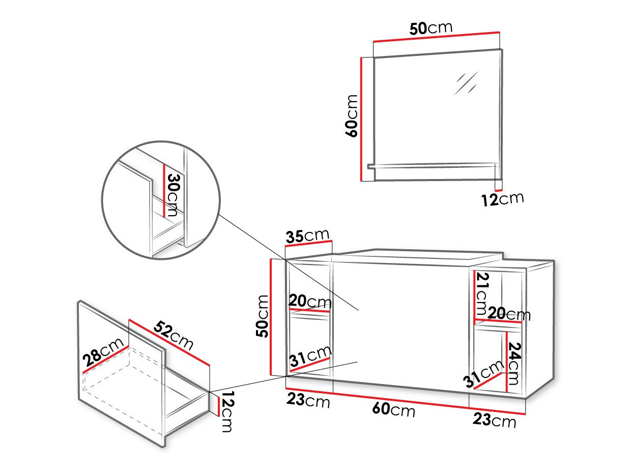 Set baie Comfivo Delphinus IX (Alb)