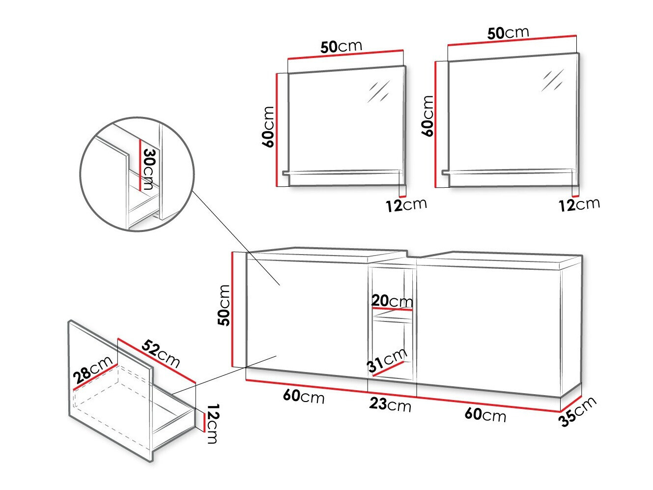 Set baie Comfivo Delphinus VI (Alb)