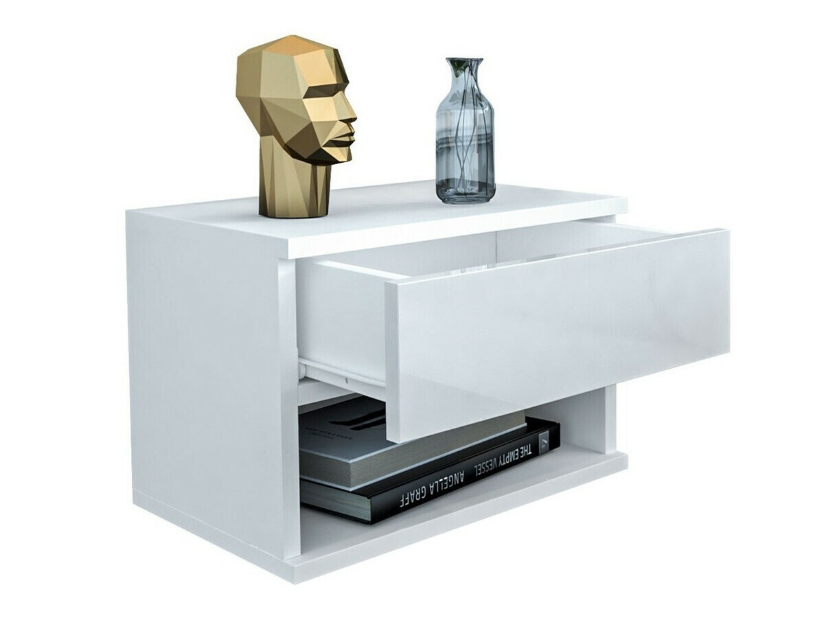 Noptieră Papilix (Alb + Alb lucios)