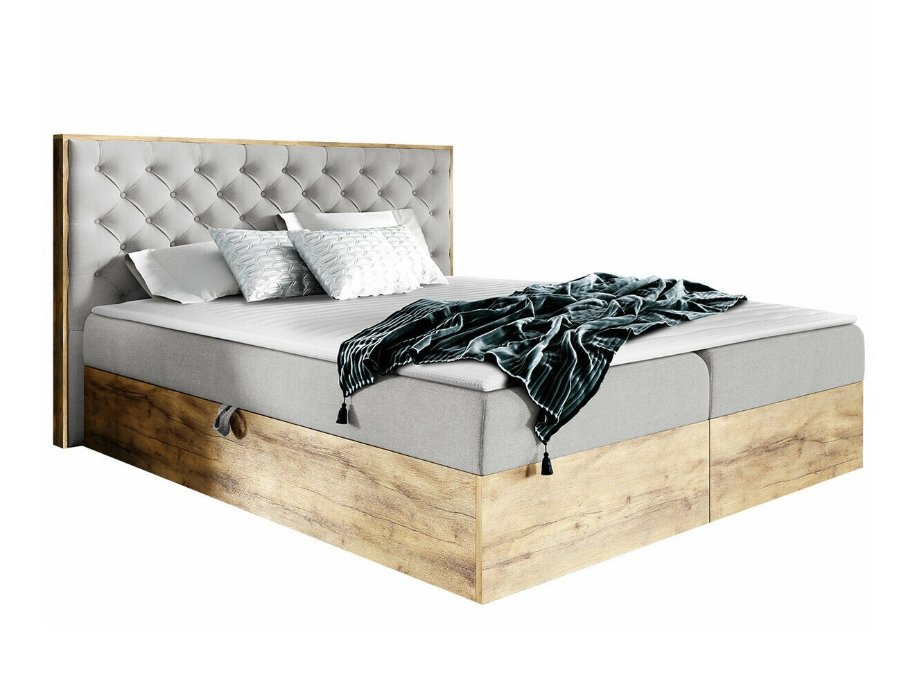 Pat boxspring Navis I (Stejar Wotan + Faro 16)