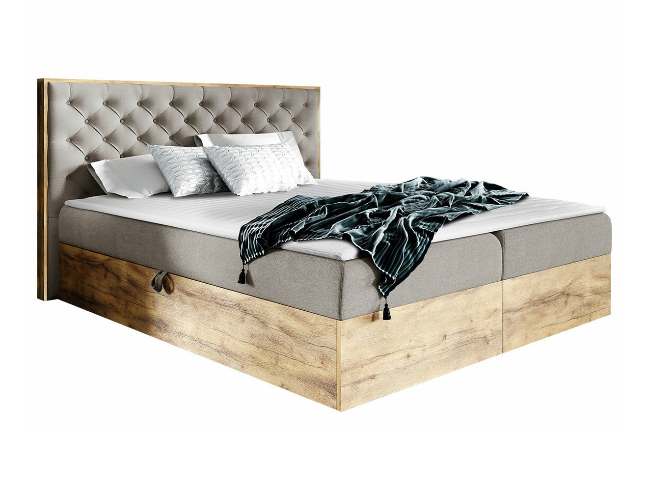 Pat boxspring Navis I (Stejar Wotan + Faro 20)