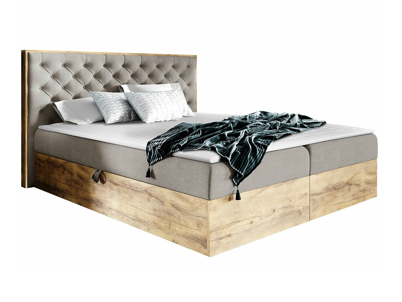 Pat boxspring Navis I (Stejar Wotan + Faro 20)