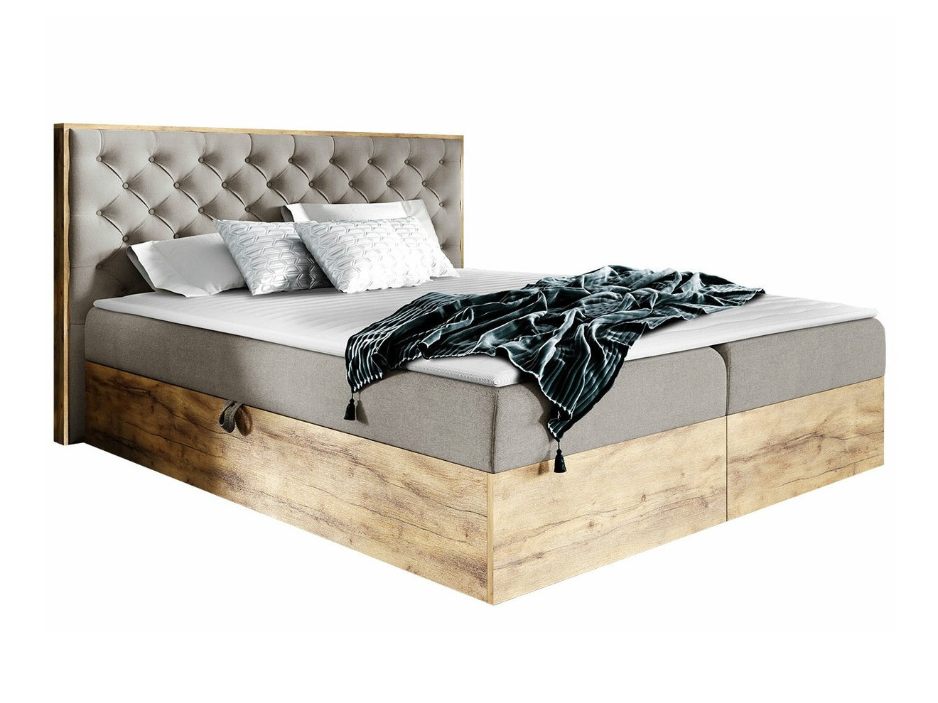 Pat boxspring Navis I (Stejar Wotan + Faro 20)