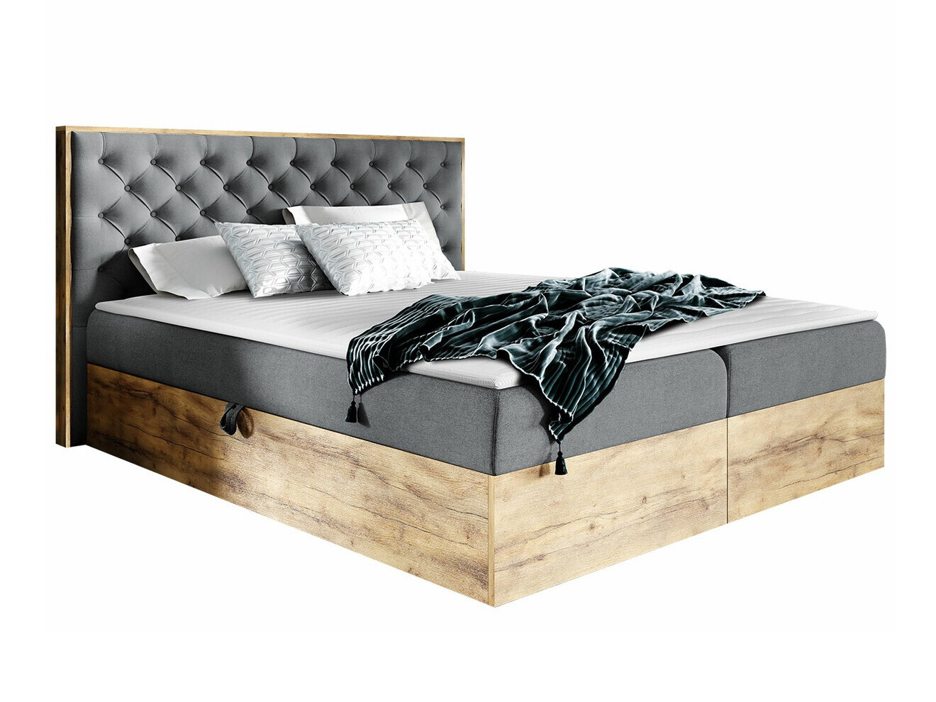Pat boxspring Navis I (Stejar Wotan + Faro 4)
