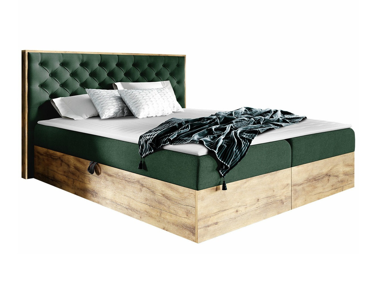 Pat boxspring Navis I (Stejar Wotan + Faro 7)