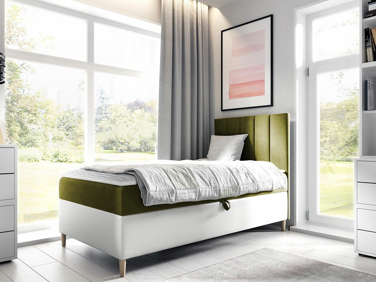 Pat boxspring Lucus VI (Soft 017 + Fresh 12)