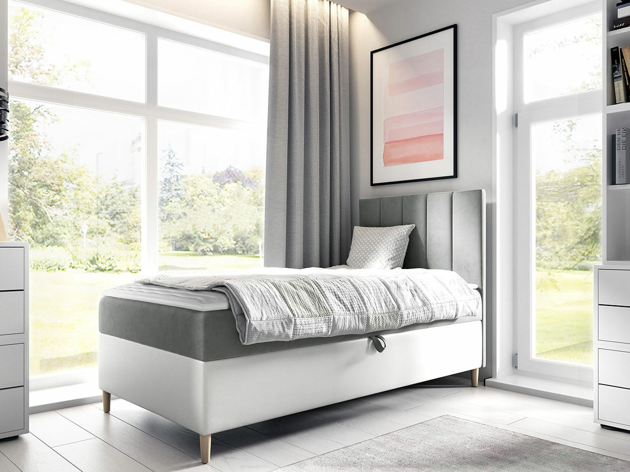 Pat boxspring Lucus VI (Soft 017 + Fresh 14)