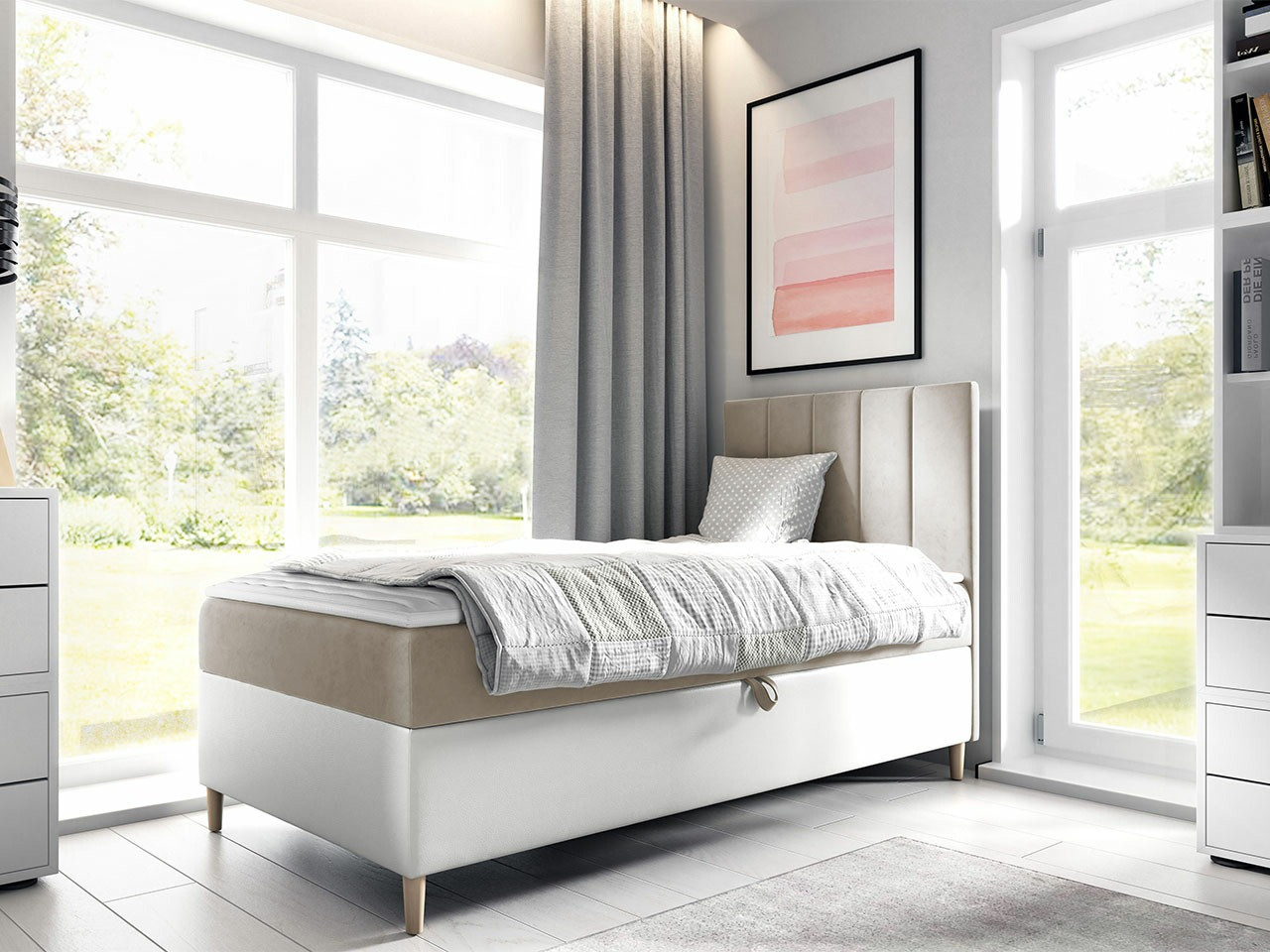 Pat boxspring Lucus VI (Soft 017 + Fresh 1)