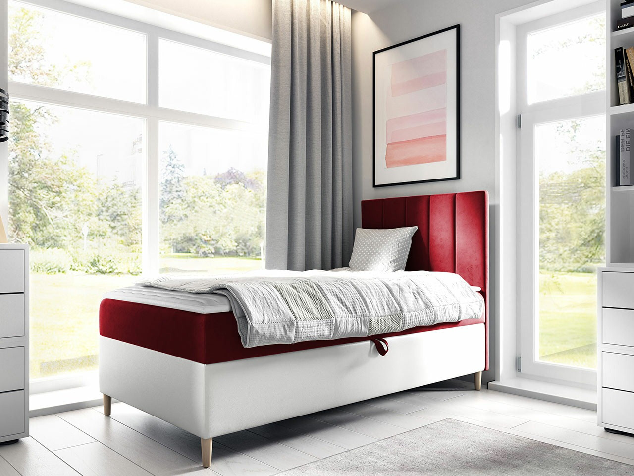 Pat boxspring Lucus VI (Soft 017 + Fresh 8)