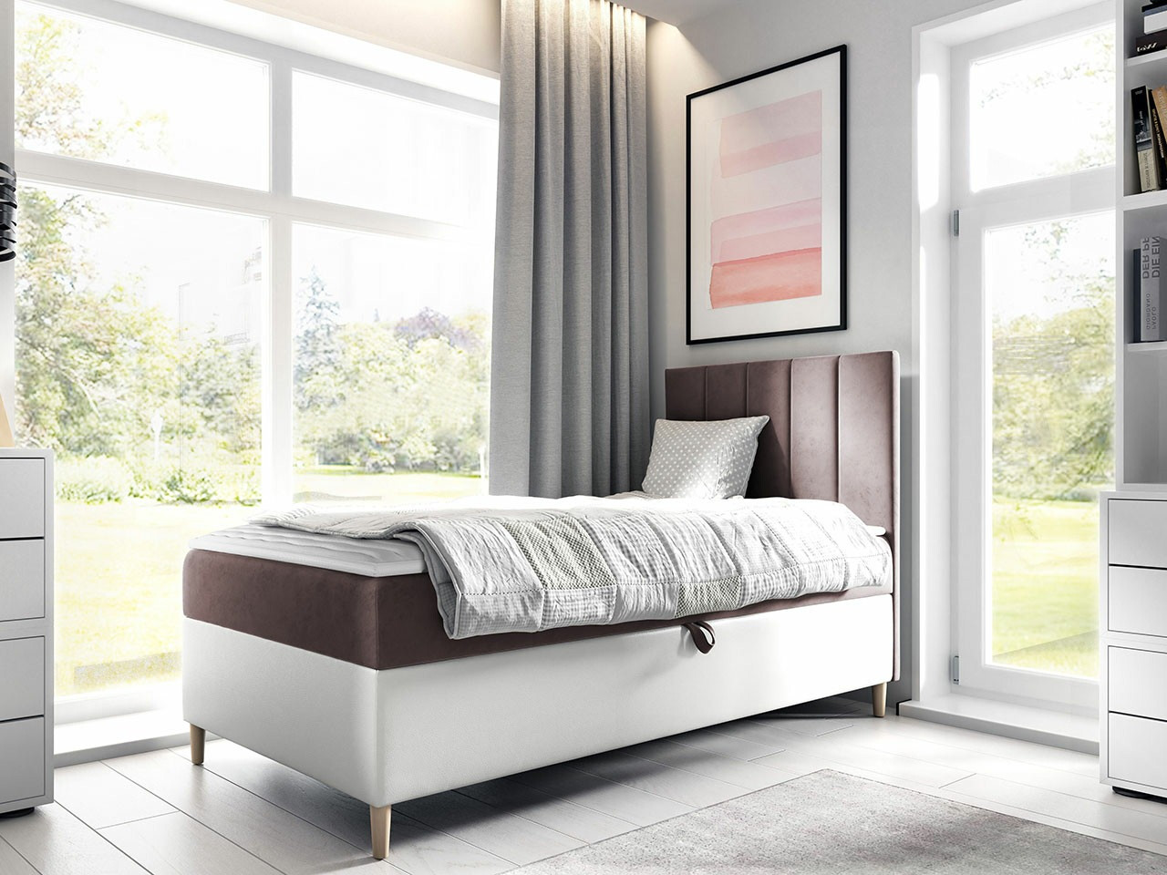 Pat boxspring Lucus VI (Soft 017 + Fresh 9)