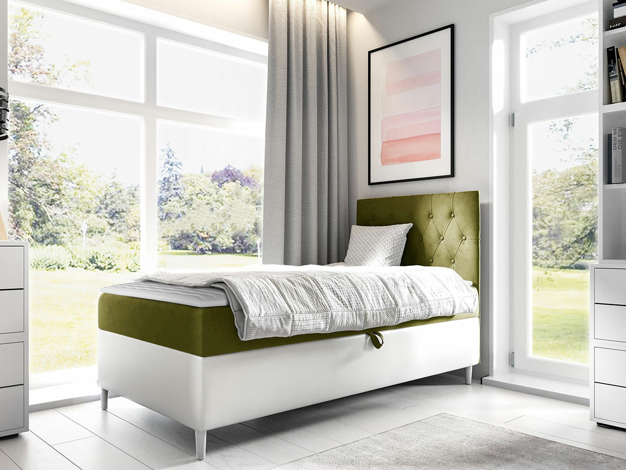 Pat boxspring Lucus VII (Soft 017 + Fresh 12)