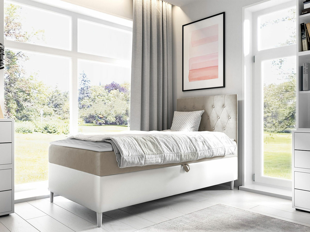 Pat boxspring Lucus VII (Soft 017 + Fresh 1)