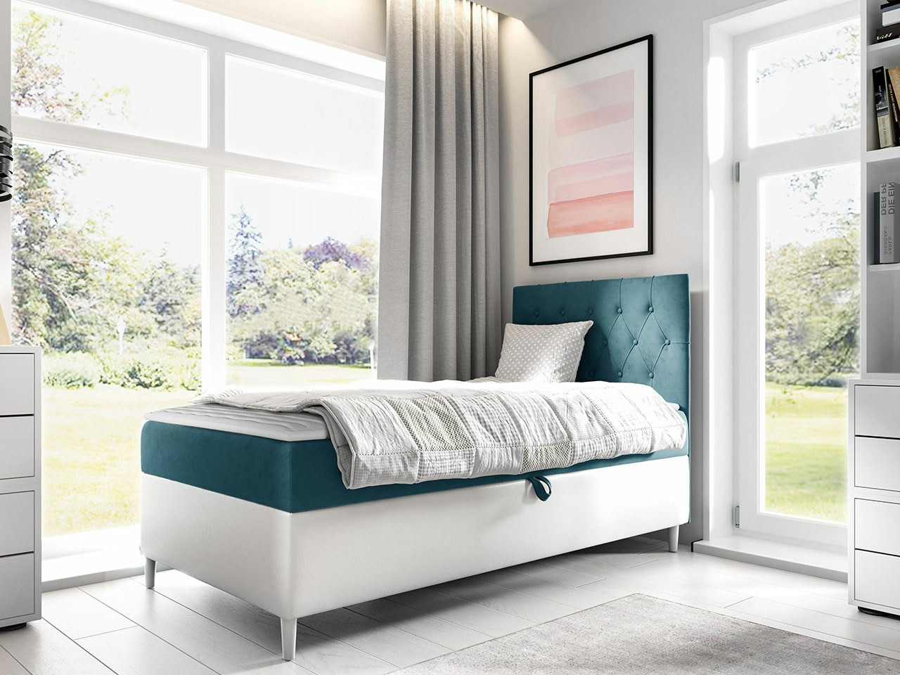 Pat boxspring Lucus VII (Soft 017 + Fresh 34)