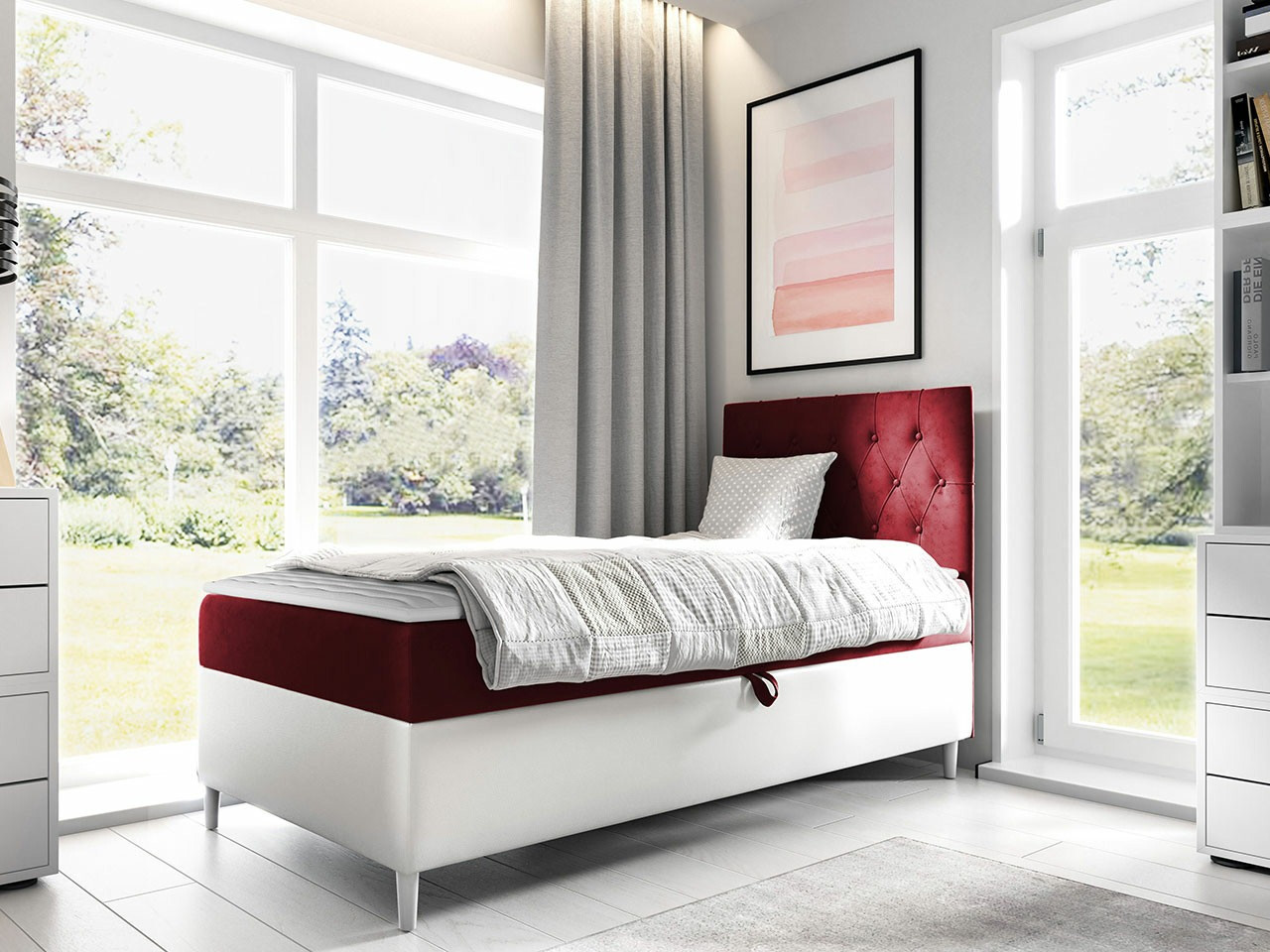 Pat boxspring Lucus VII (Soft 017 + Fresh 8)
