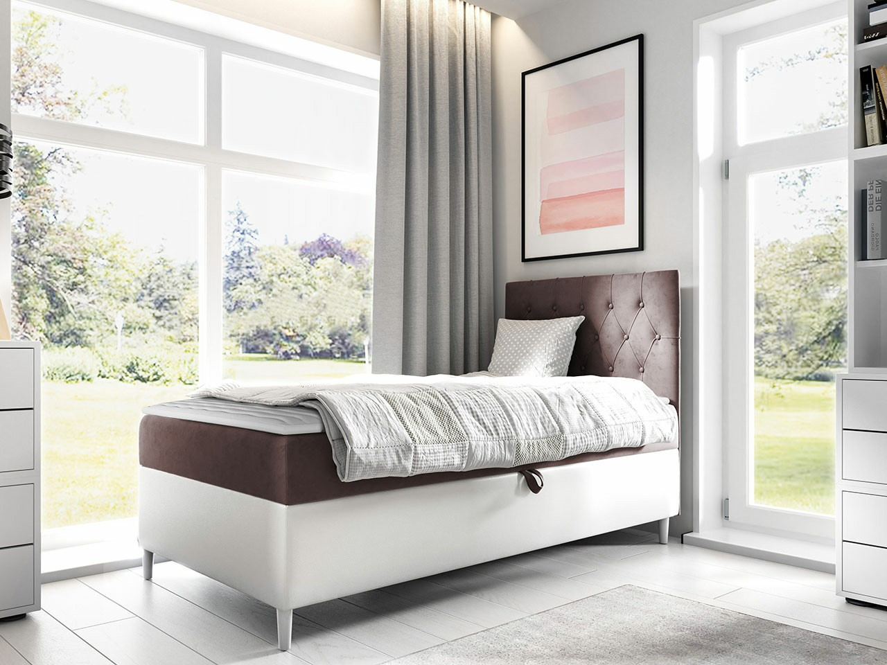 Pat boxspring Lucus VII (Soft 017 + Fresh 9)