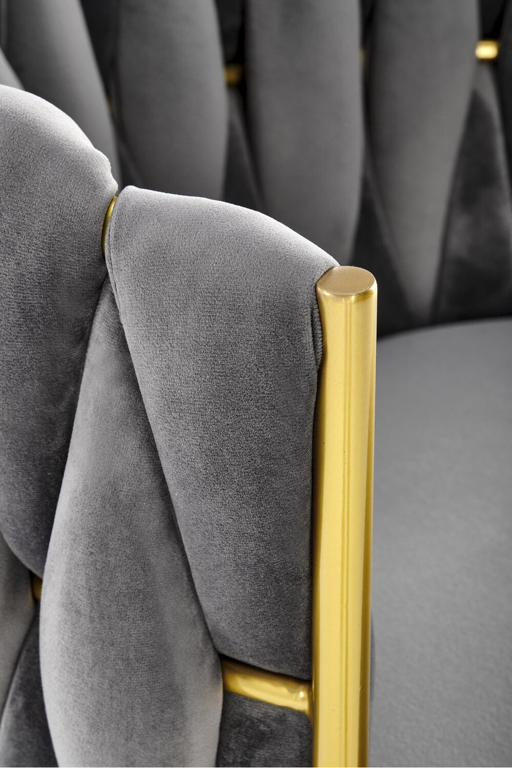 Scaun Houston 1506 (Gri + Auriu)