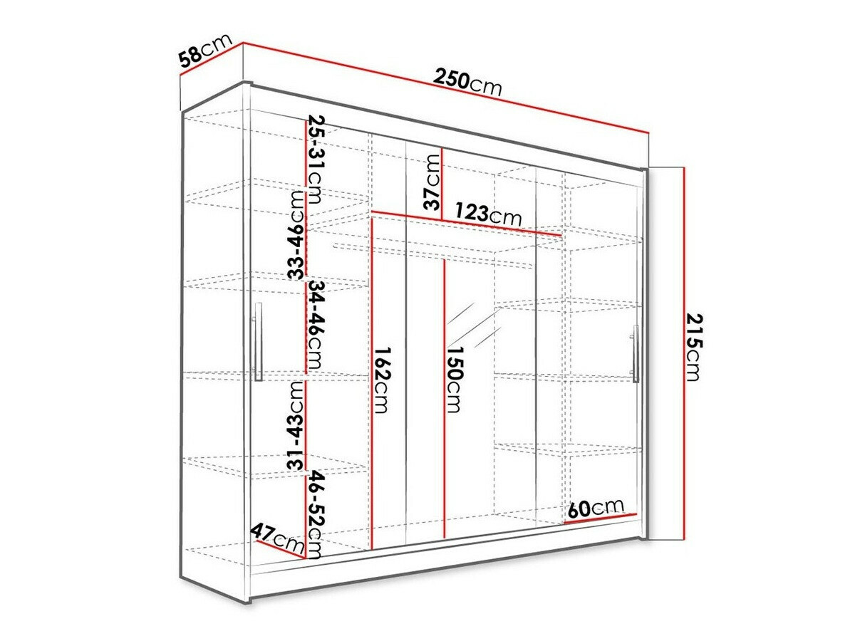 Dulap Closico Ordo I (Alb)